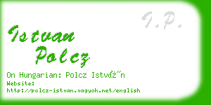 istvan polcz business card